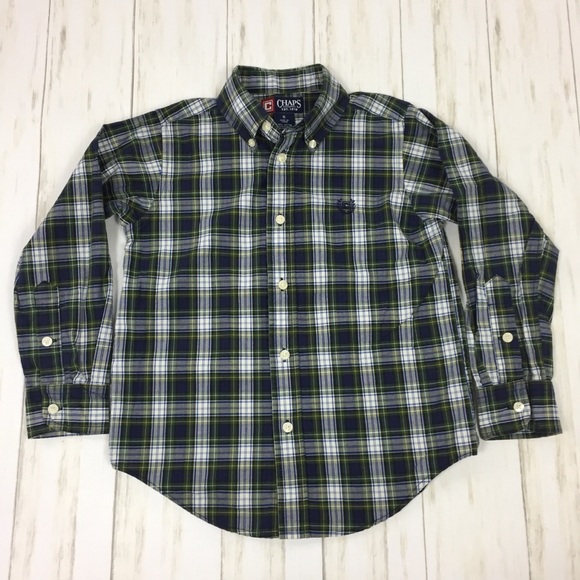 X2 Chaps Boys Plaid Button-Down Dress Shirts (5) - Picture 2 of 8